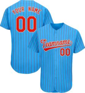 baseball striped blue