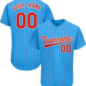 baseball striped blue